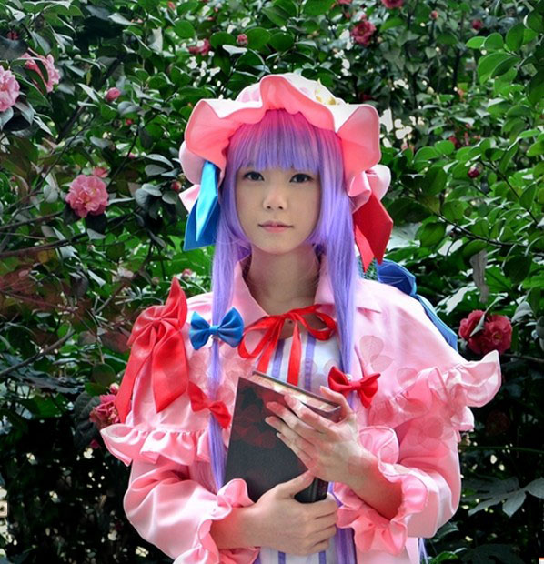東方Project 東方紅魔郷 パチュリー·ノーレッジ コスプレ衣装 東方Project 東方紅魔郷 パチュリー·ノーレッジ コスプレ衣装