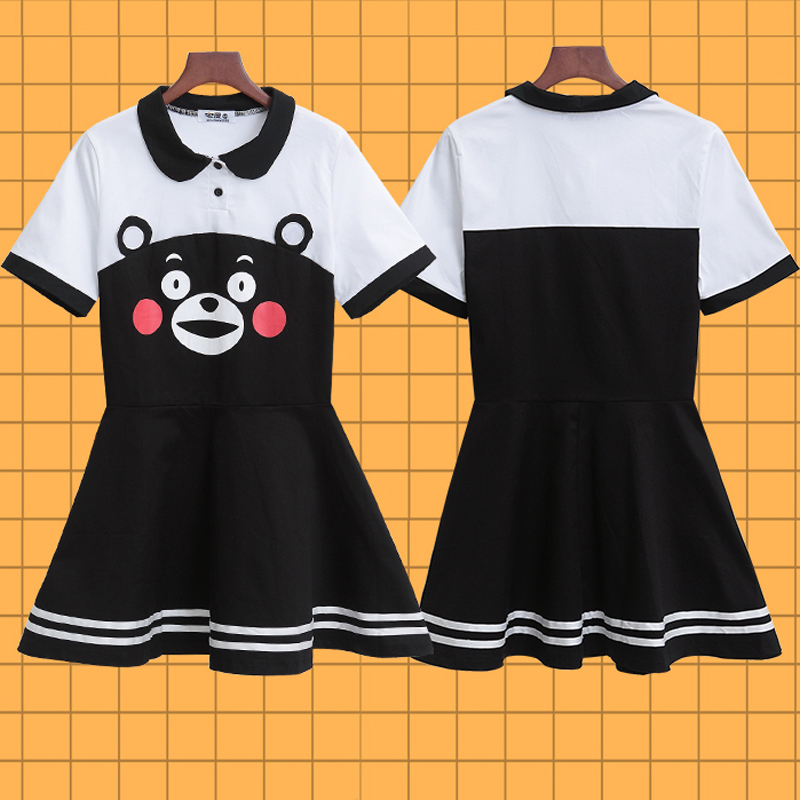 kumamon シャツ襟 スカート