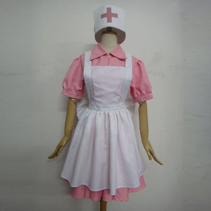 Nurse Joy ジョーイさん ナース エプロン付きコスプレ