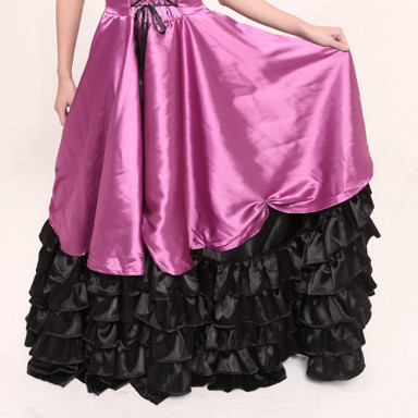 Short Sleeve Floor-length Light Purple Satin Classic Lolita Dress Short Sleeve Floor-length Light Purple Satin Classic Lolita Dress