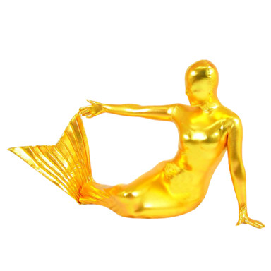 Mermaid Style Shiny Metallic Spandex Zentai Mermaid Style Shiny Metallic Spandex Zentai