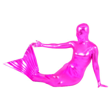 Mermaid Style Shiny Metallic Spandex Zentai Mermaid Style Shiny Metallic Spandex Zentai