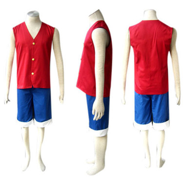 One Piece Luffy Cosplay Costume One Piece Luffy Cosplay Costume