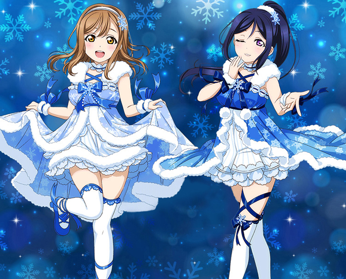 Lovelive ラブライブ 松浦果南 雪遊び編 青と白のドレス コスプレ衣装 高品質 低価格コスプレ衣装 お得な価格で販売し あなたの満足 送料無料 高品質 正規品 好評販売