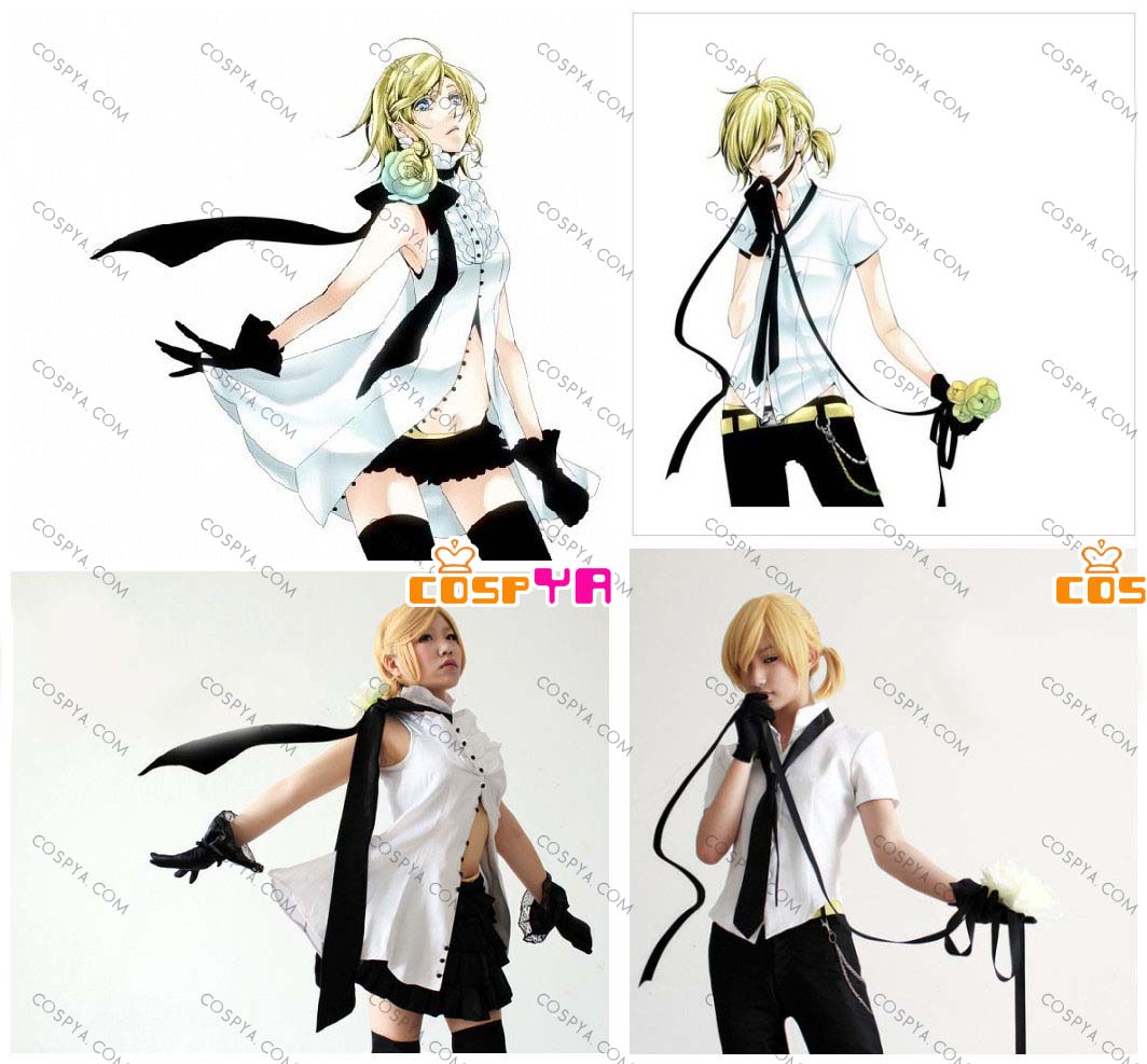 ツバキ V家 鏡音リン風 コスプレ衣装